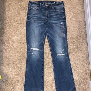 American Eagle Skinny Kick Dark Wash Jeans